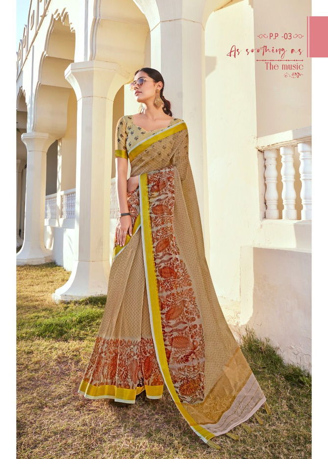 Paradise By Shreyans 01-09 Printed Sarees Catalog